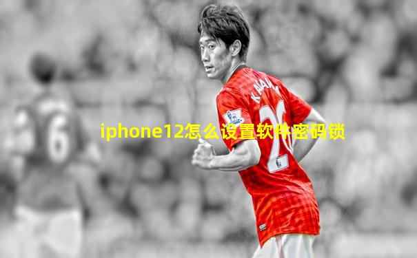 iphone12怎么设置软件密码锁