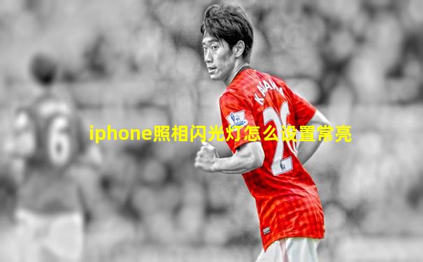 iphone照相闪光灯怎么设置常亮