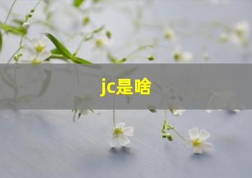 jc是啥