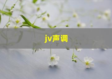 jv声调