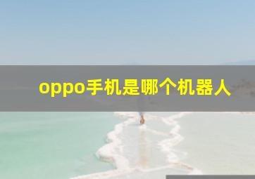 oppo手机是哪个机器人