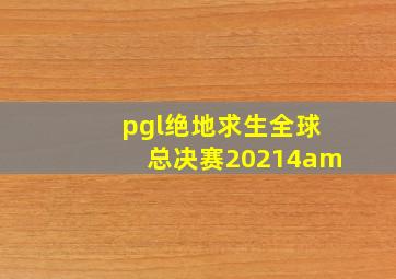 pgl绝地求生全球总决赛20214am