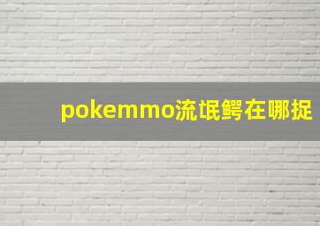 pokemmo流氓鳄在哪捉