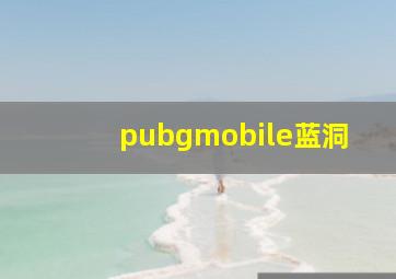 pubgmobile蓝洞