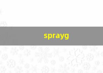 sprayg