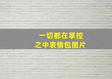 一切都在掌控之中表情包图片