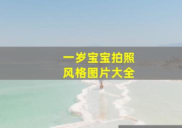 一岁宝宝拍照风格图片大全