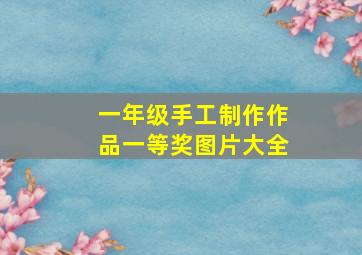 一年级手工制作作品一等奖图片大全