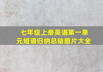 七年级上册英语第一单元短语归纳总结图片大全