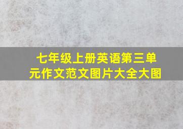 七年级上册英语第三单元作文范文图片大全大图