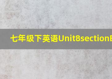 七年级下英语Unit8sectionB2b