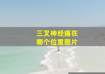 三叉神经痛在哪个位置图片