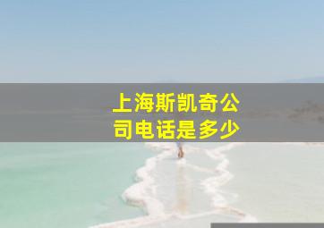 上海斯凯奇公司电话是多少