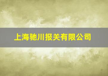 上海驰川报关有限公司