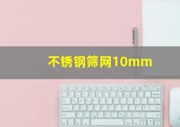 不锈钢筛网10mm