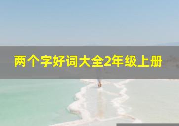 两个字好词大全2年级上册