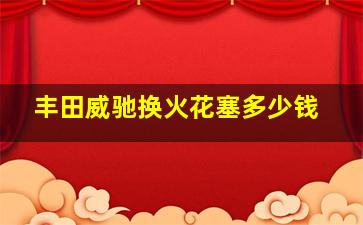 丰田威驰换火花塞多少钱