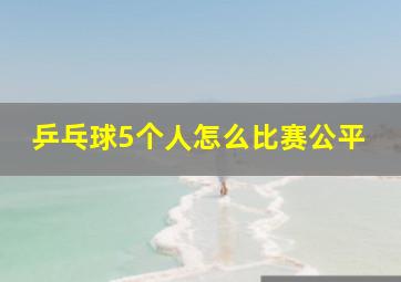 乒乓球5个人怎么比赛公平