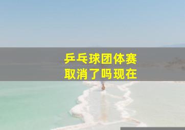 乒乓球团体赛取消了吗现在