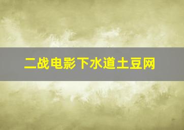 二战电影下水道土豆网