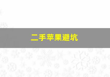 二手苹果避坑