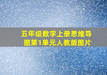 五年级数学上册思维导图第1单元人教版图片