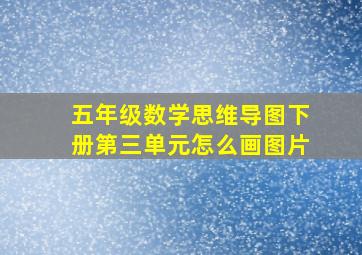 五年级数学思维导图下册第三单元怎么画图片