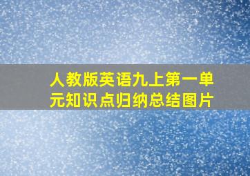 人教版英语九上第一单元知识点归纳总结图片