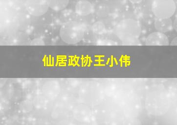 仙居政协王小伟