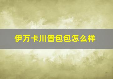 伊万卡川普包包怎么样