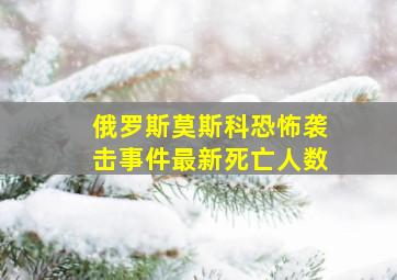 俄罗斯莫斯科恐怖袭击事件最新死亡人数