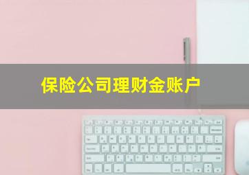 保险公司理财金账户