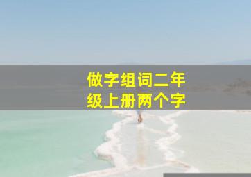 做字组词二年级上册两个字