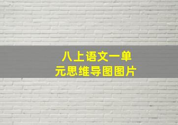 八上语文一单元思维导图图片