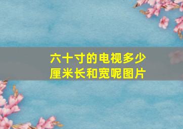 六十寸的电视多少厘米长和宽呢图片