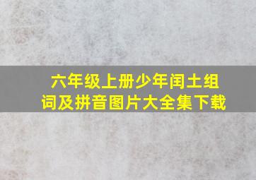 六年级上册少年闰土组词及拼音图片大全集下载