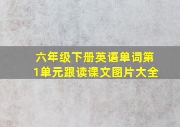 六年级下册英语单词第1单元跟读课文图片大全