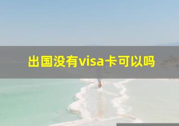 出国没有visa卡可以吗