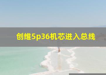 创维5p36机芯进入总线