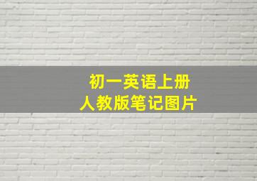 初一英语上册人教版笔记图片