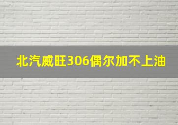 北汽威旺306偶尔加不上油