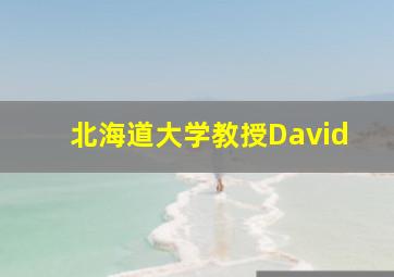 北海道大学教授David