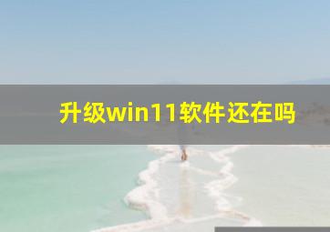 升级win11软件还在吗