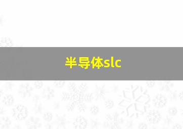 半导体slc