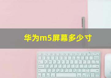 华为m5屏幕多少寸