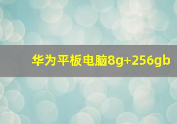 华为平板电脑8g+256gb