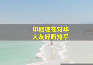 印尼现在对华人友好吗知乎