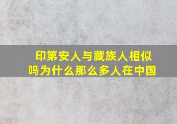 印第安人与藏族人相似吗为什么那么多人在中国