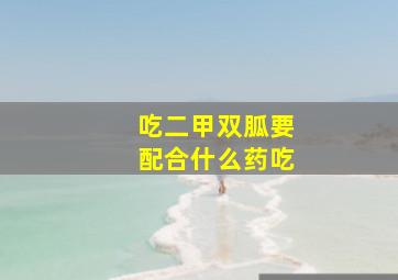 吃二甲双胍要配合什么药吃