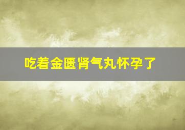 吃着金匮肾气丸怀孕了